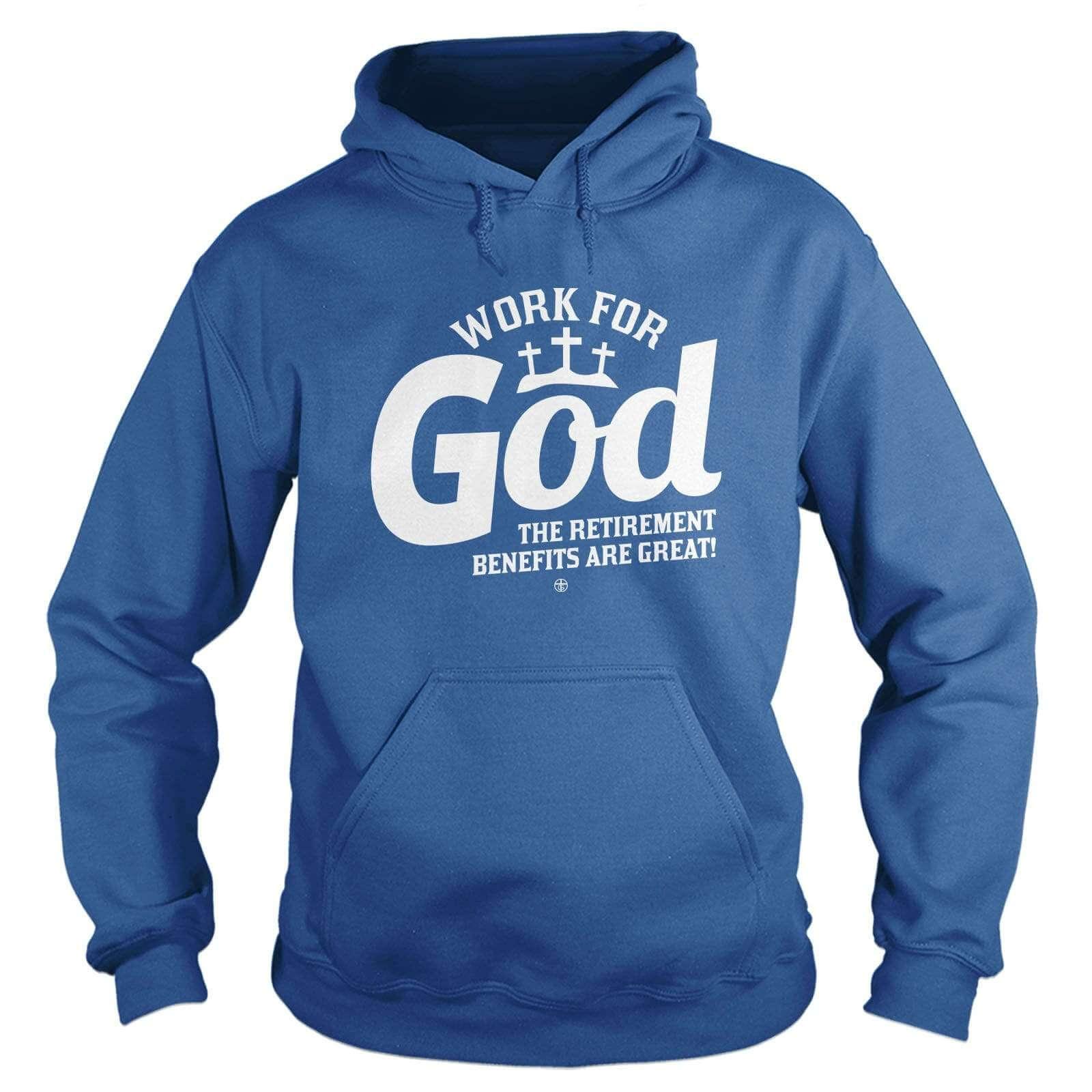 Our True God Apparel Hoodie / Royal Blue / S Work For God Hoodie