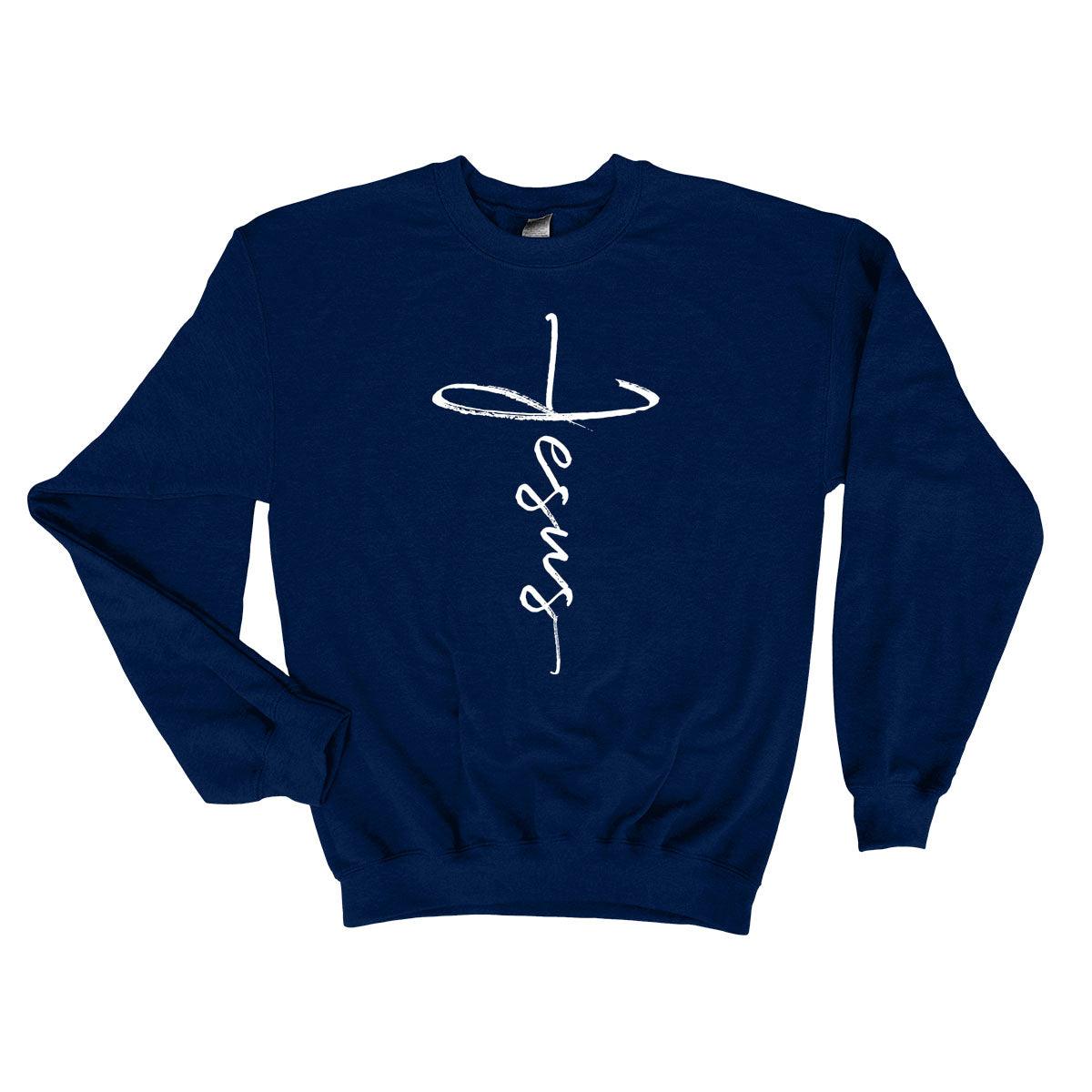 Our True God Apparel Jesus Cross Long Sleeve T-Shirt