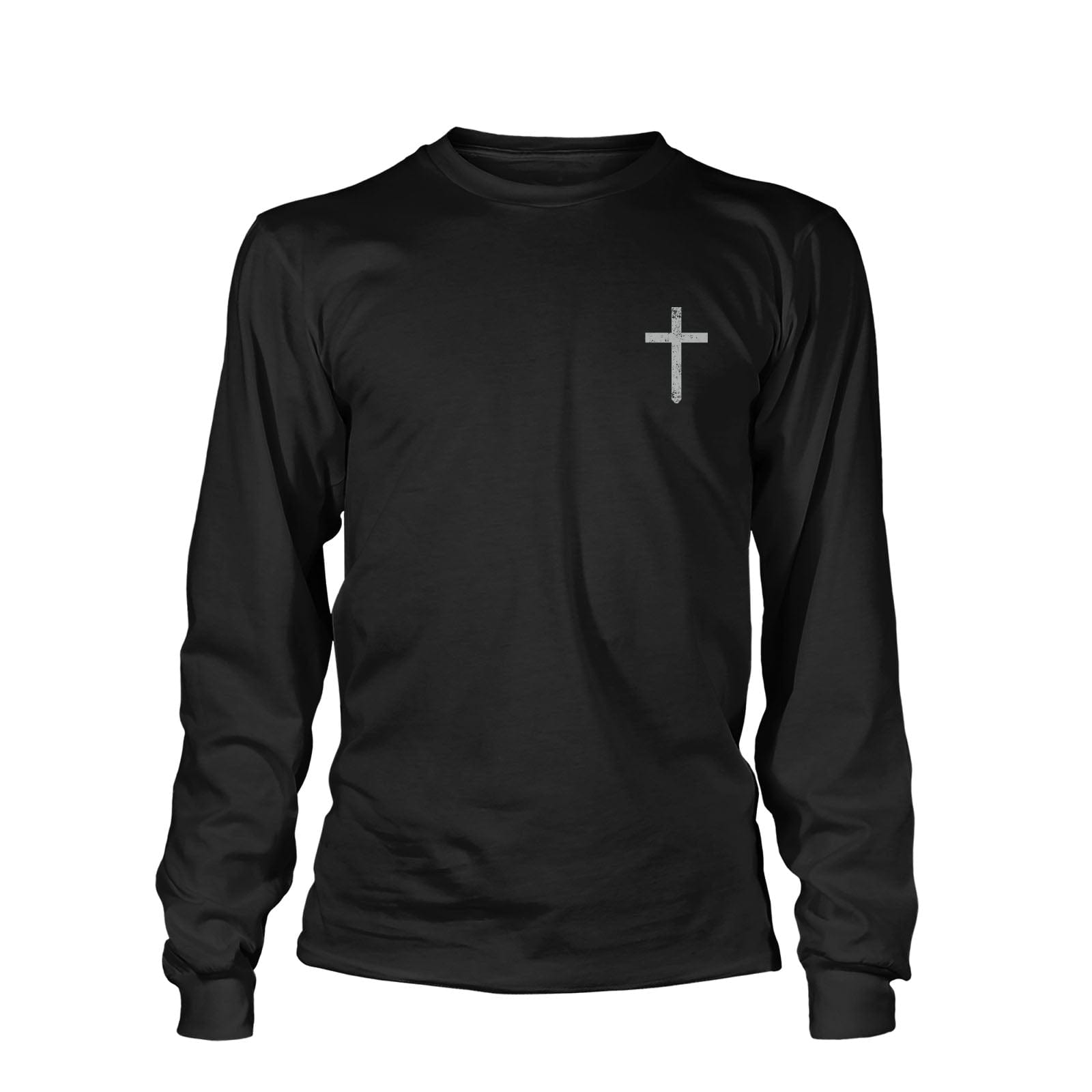 Our True God Apparel Long Sleeves / Black / S Cross Left Chest DBD Edition