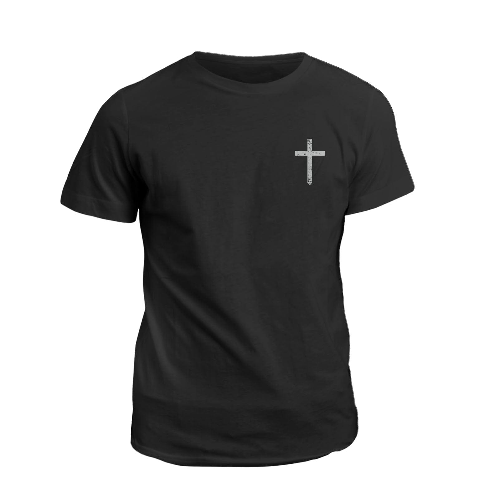 Our True God Apparel T-Shirt / Black / S Cross Left Chest DBD Edition