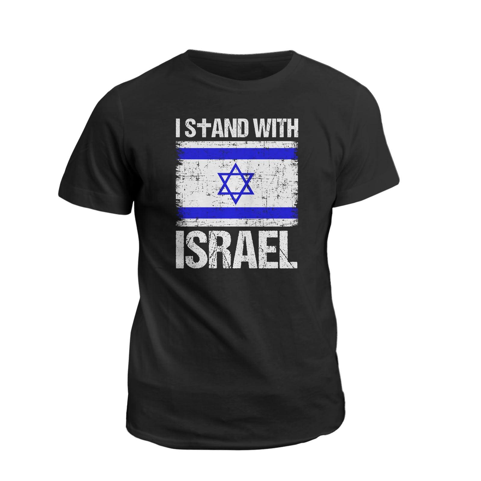 Our True God Apparel T-Shirt / Black / S I Stand With Israel