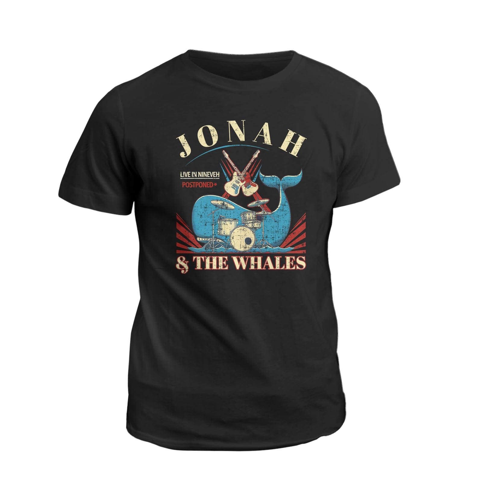 Our True God Apparel T-Shirt / Black / S Jonah And The Whales