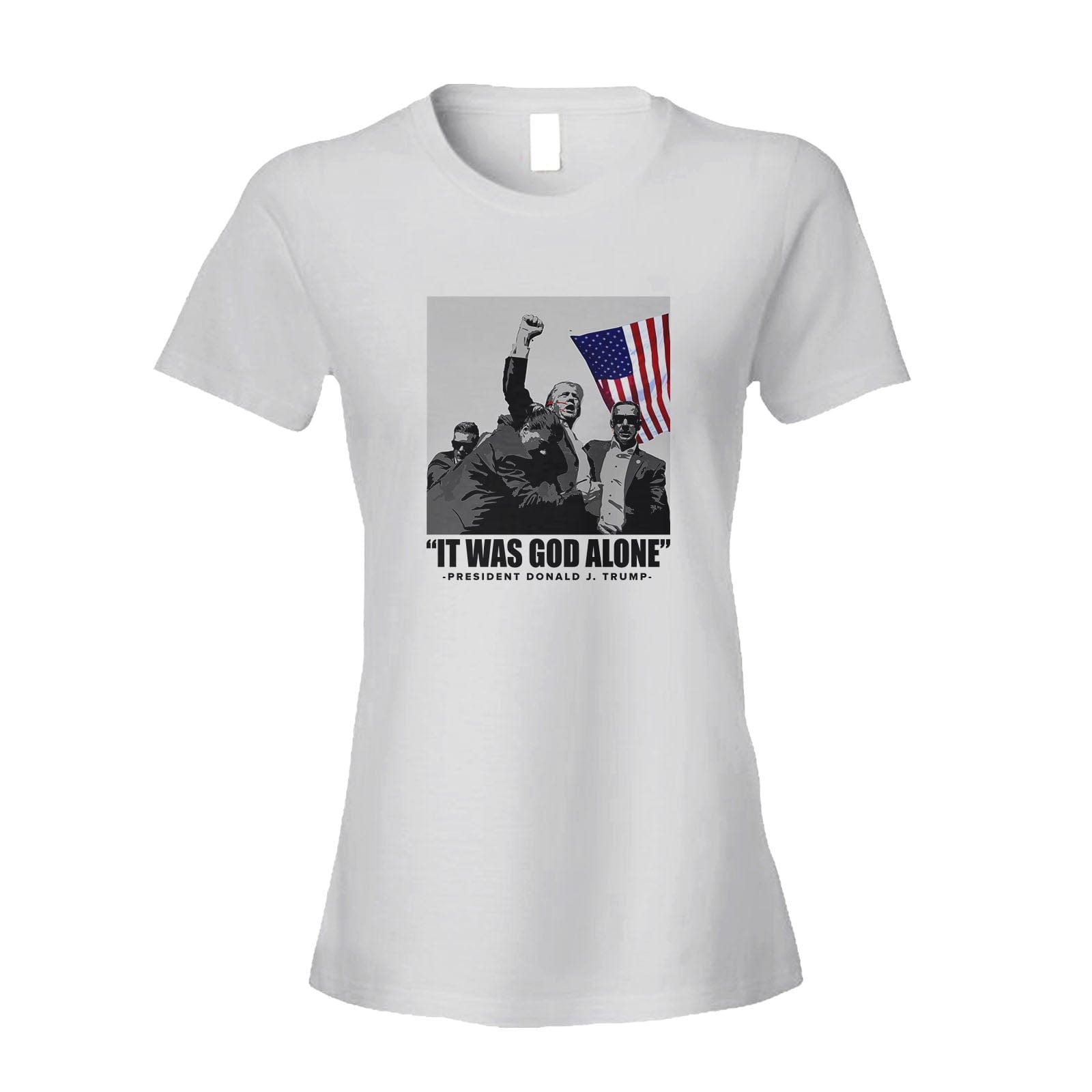 Our True God Apparel Women's Shirt / White / S It Was God Alone