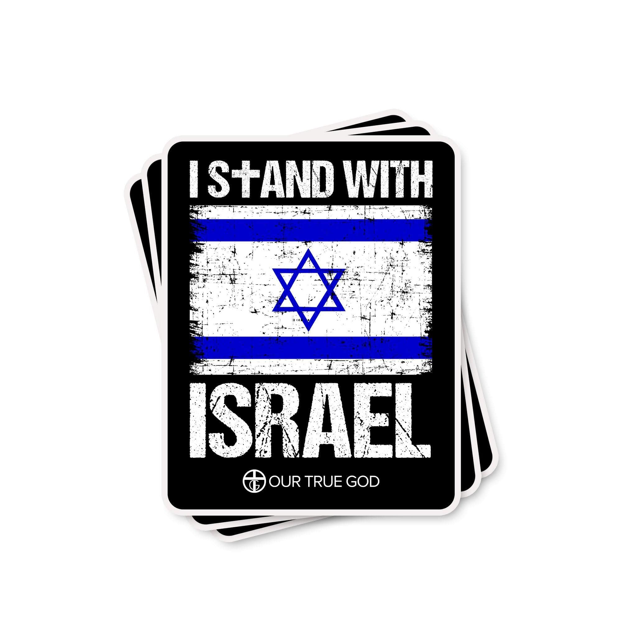 Our True God Decal I Stand With Israel Decals