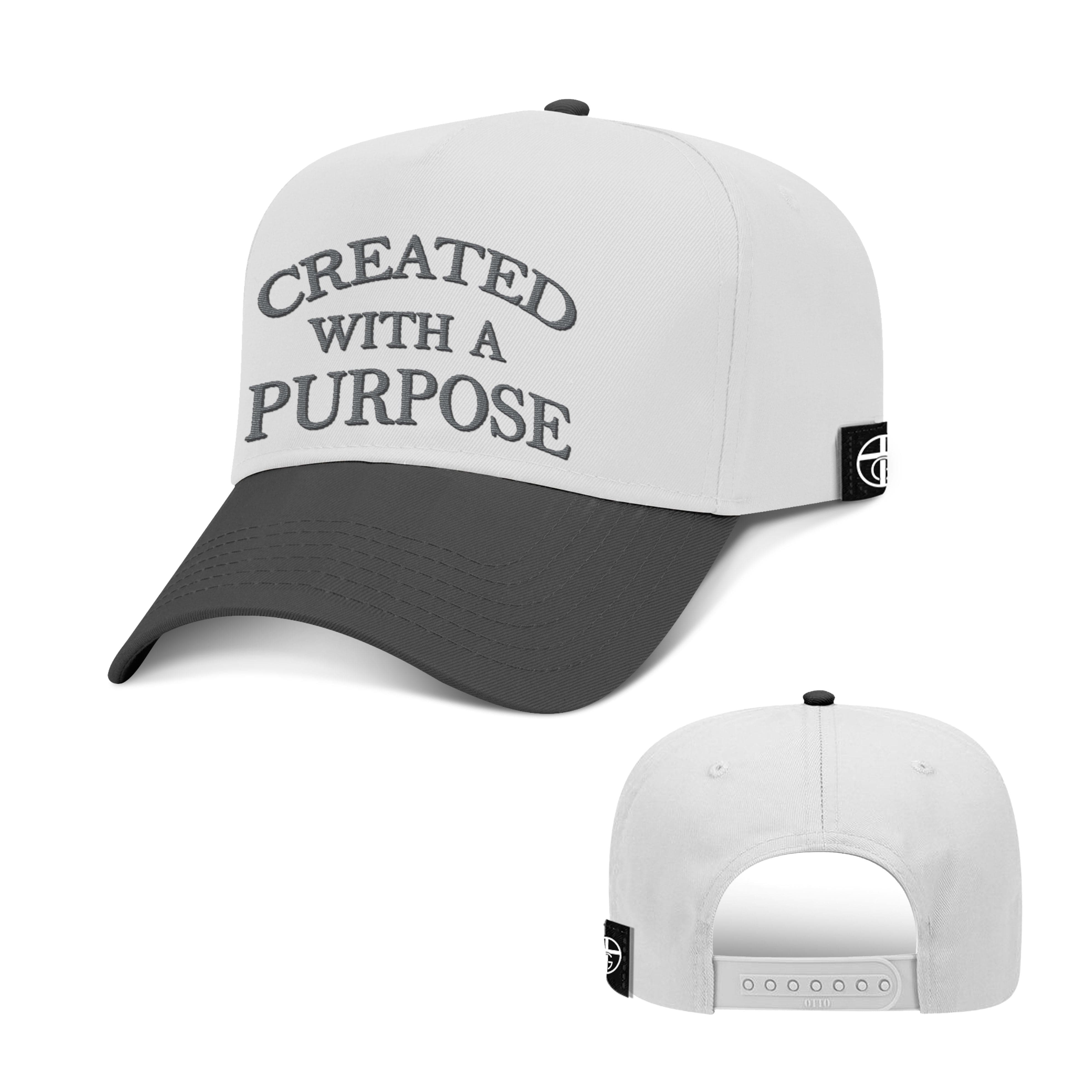 Our True God Hat Baseball / Black and White / One Size Created With A Purpose Baseball Hats