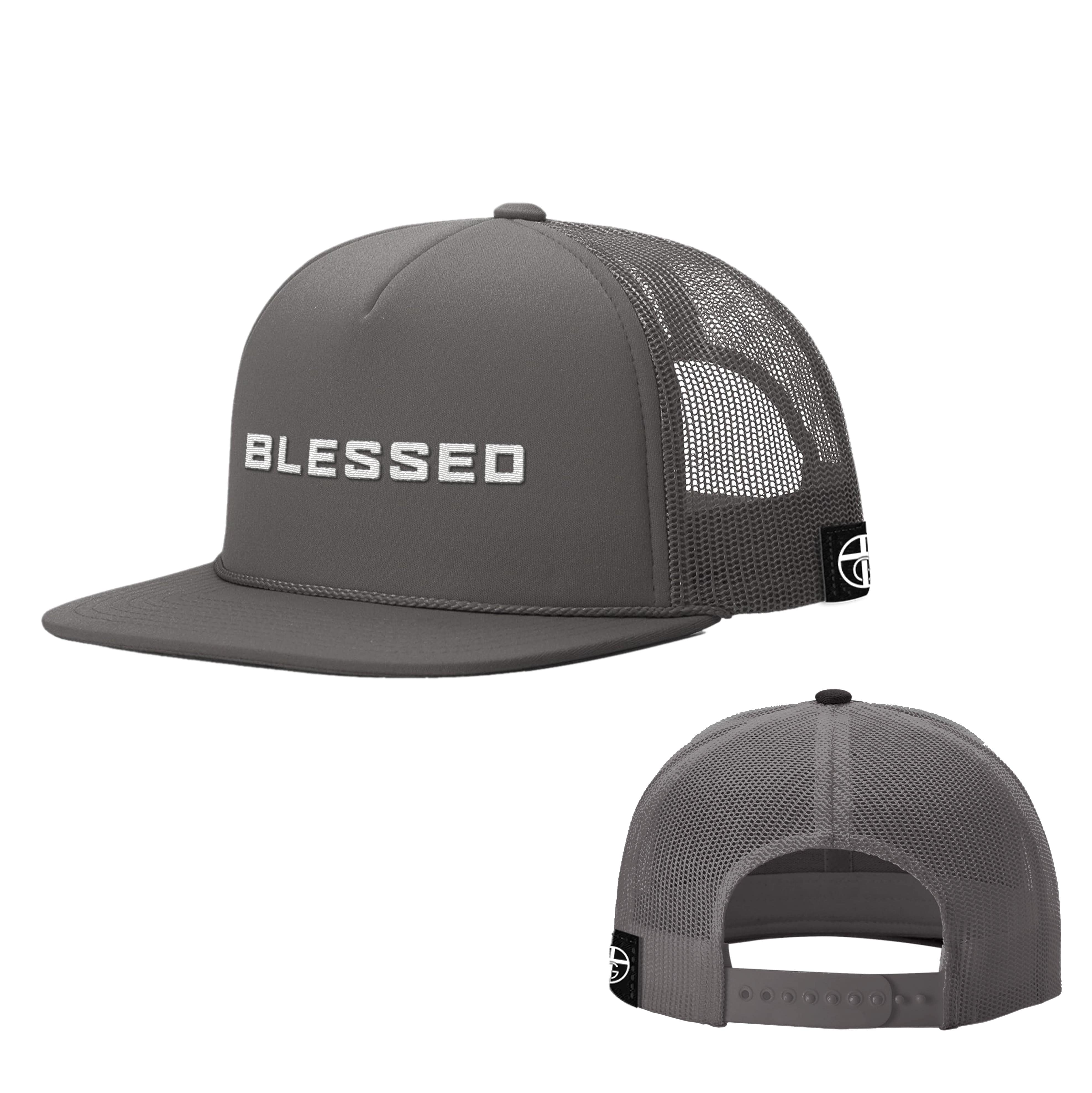 Our True God Hat Charcoal / One Size Blessed Foam Trucker Hats