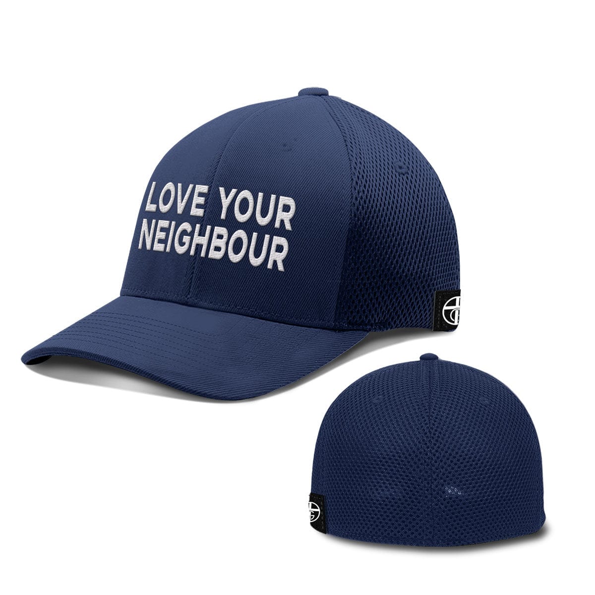 Our True God Hat Flexfit / Deep Navy / S/M Love Your Neighbour Hats