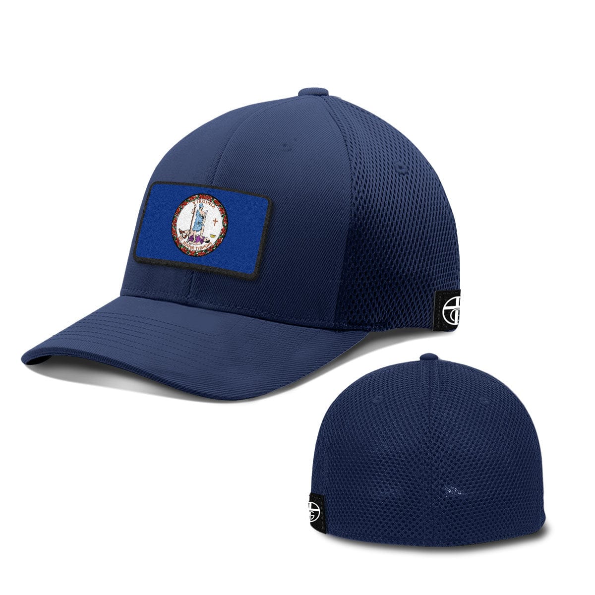 Our True God Hat Flexfit / Deep Navy / S/M Virginia is God’s Country Patch Hats