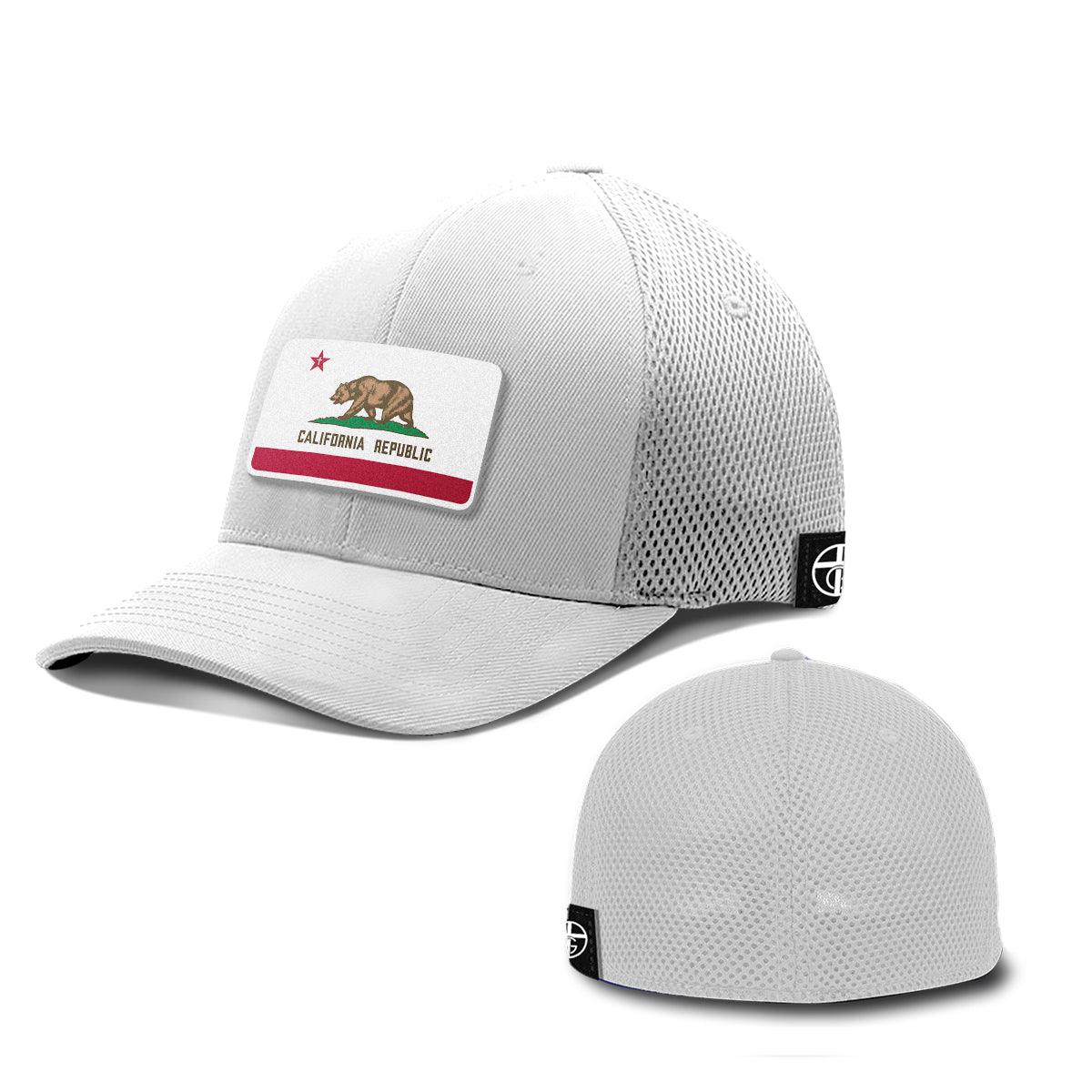 Our True God Hat Flexfit / White / S/M California is God’s Country Patch Hats