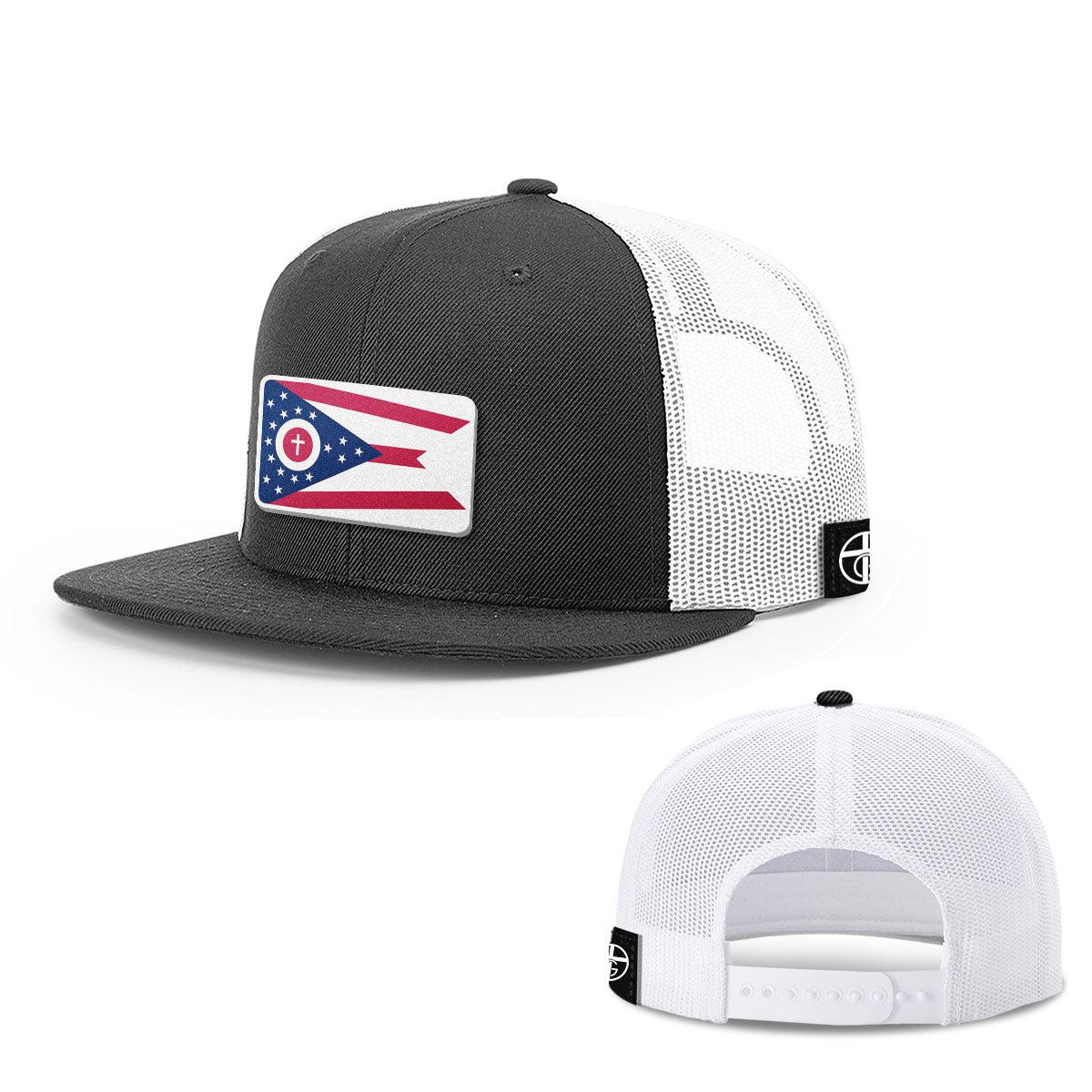 Our True God Hat Snapback Flatbill / Black and White / One Size Ohio is God’s Country Patch Hats