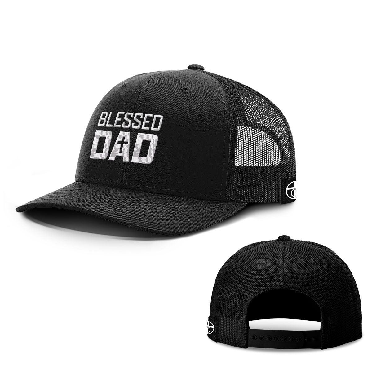 Our True God Hat Snapback / Full Black / One Size Blessed Dad Hats