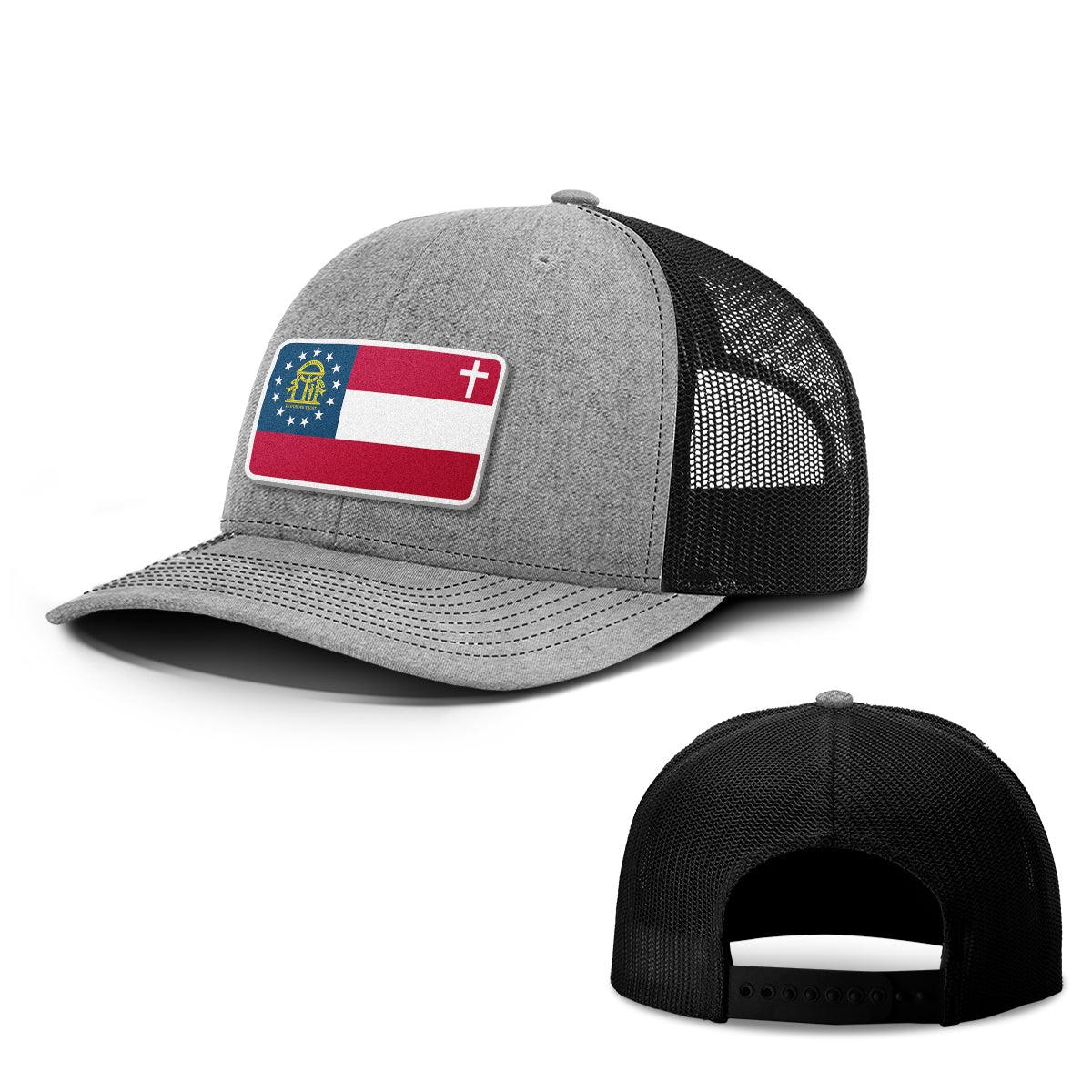 Our True God Hat Snapback / Heather and Black / One Size Georgia is God’s Country Patch Hats