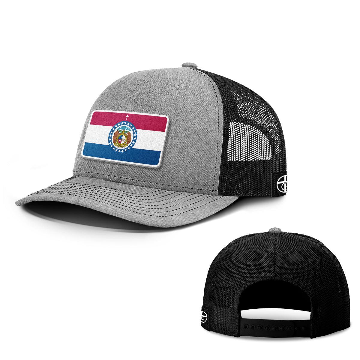 Our True God Hat Snapback / Heather and Black / One Size Missouri is God’s Country Patch Hats