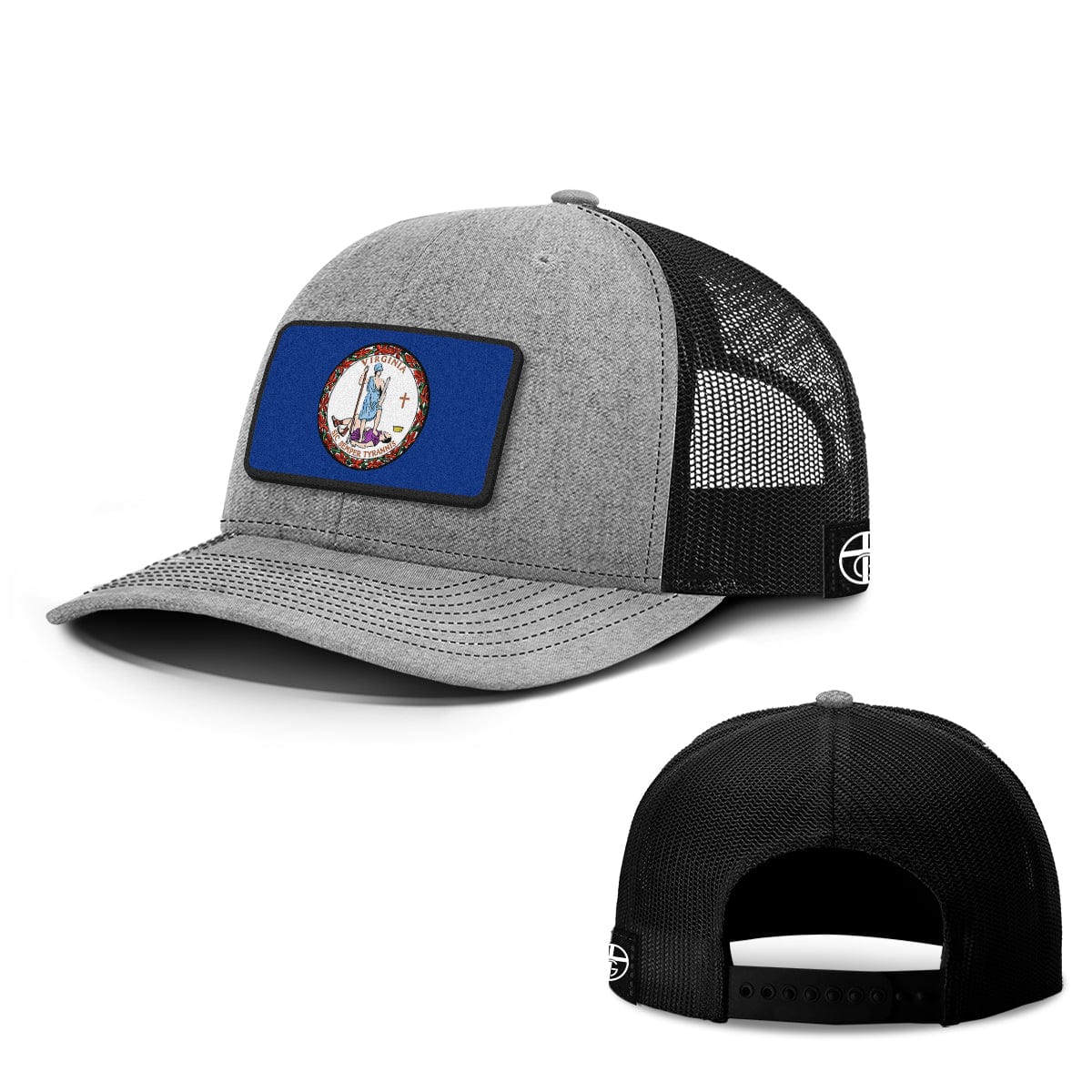 Our True God Hat Snapback / Heather and Black / One Size Virginia is God’s Country Patch Hats