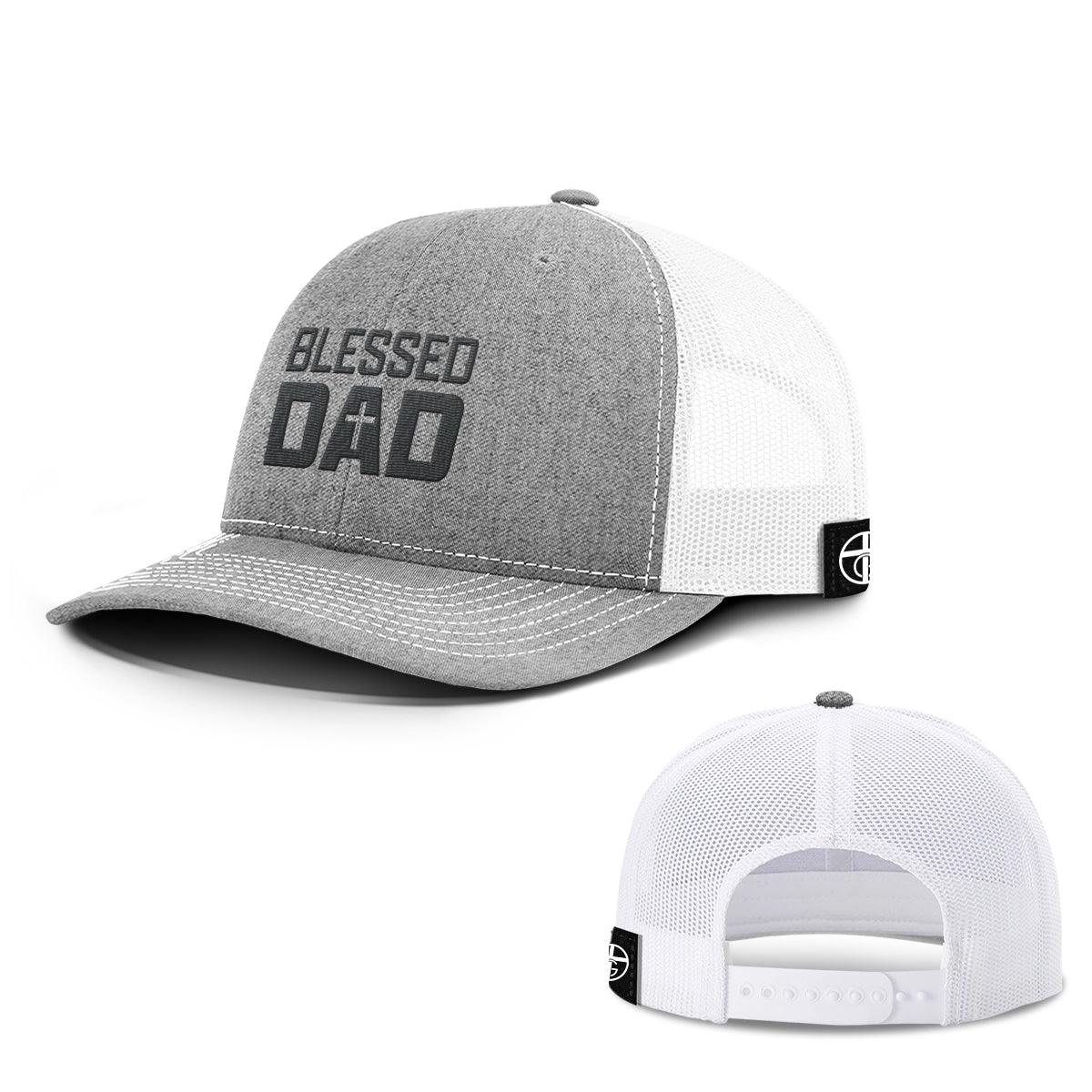 Our True God Hat Snapback / Heather and White / One Size Blessed Dad Hats