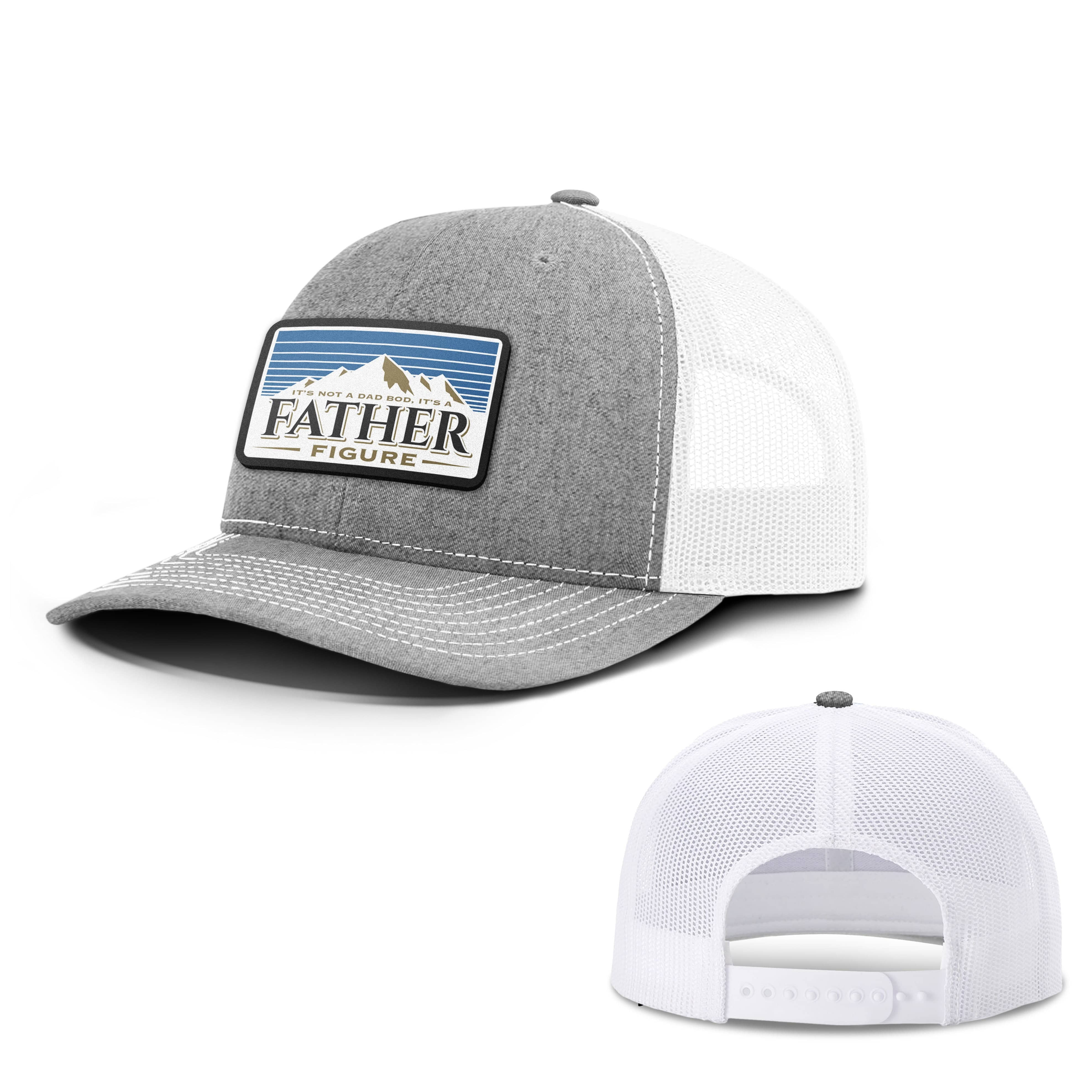 Our True God Hat Snapback / Heather and White / One Size Father Figure Patch Hats