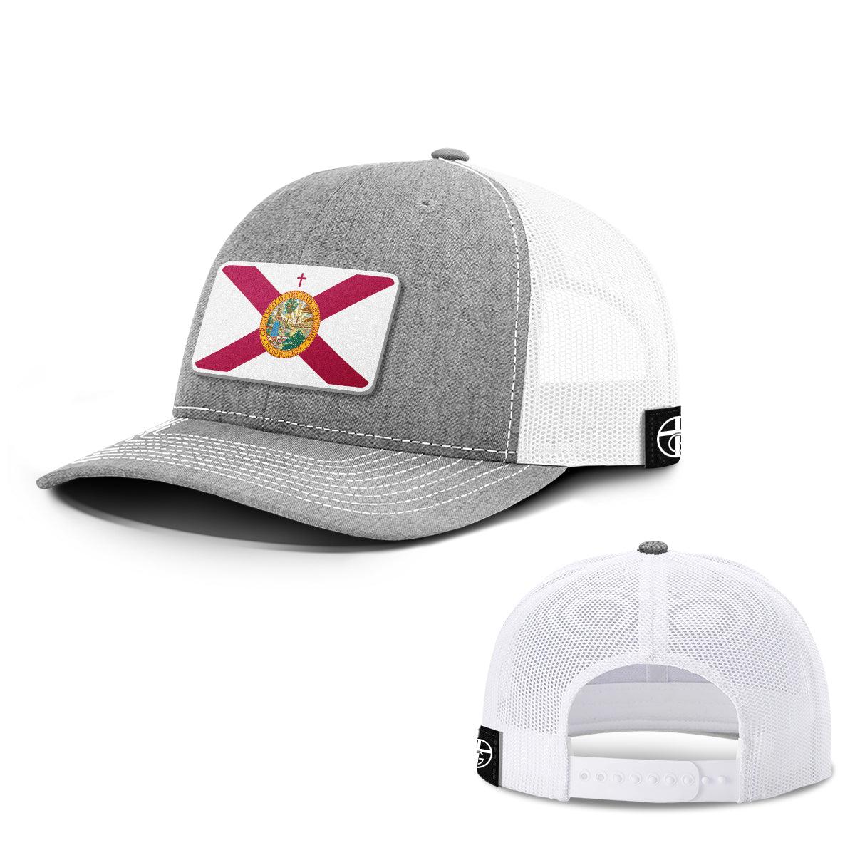 Our True God Hat Snapback / Heather and White / One Size Florida is God’s Country Patch Hats