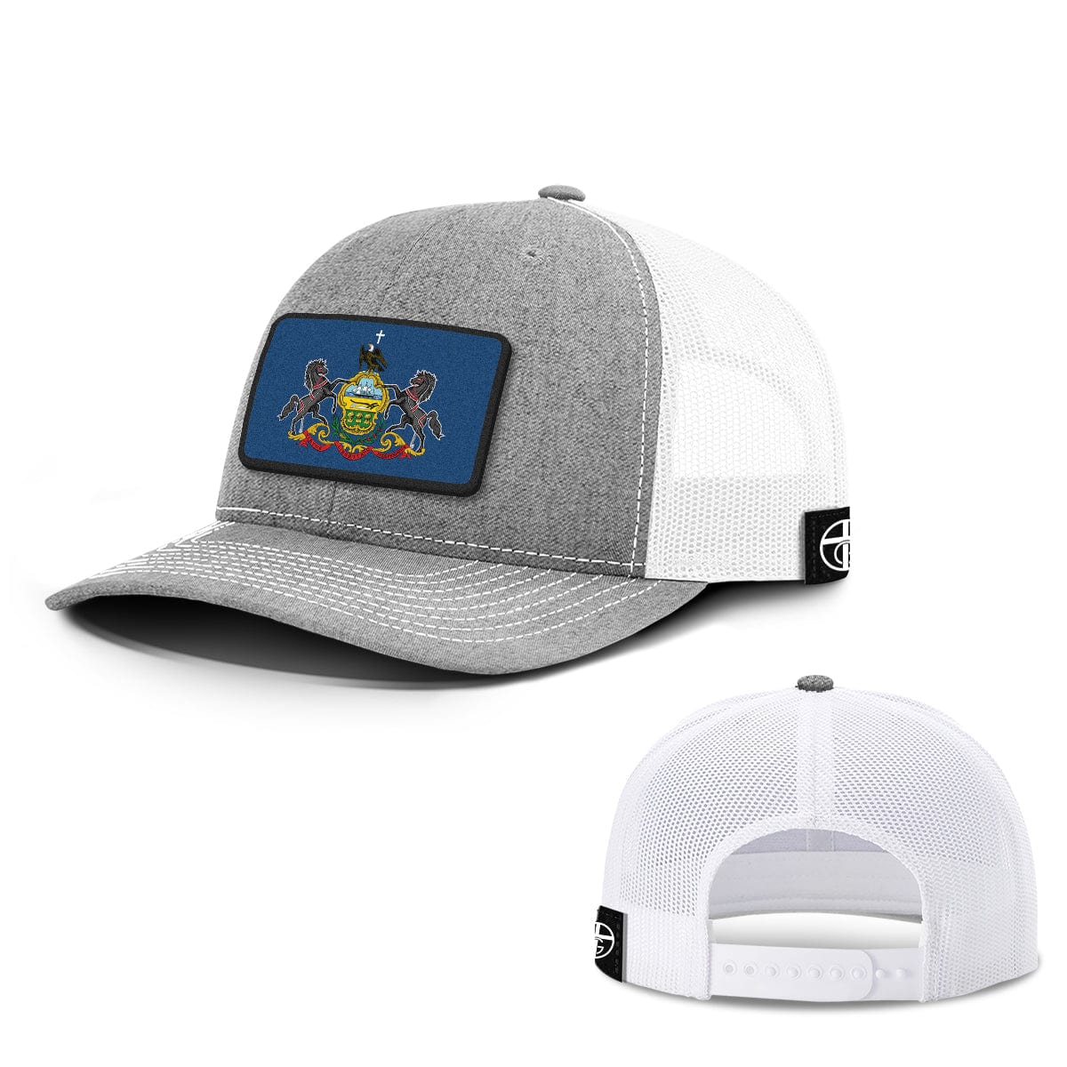 Our True God Hat Snapback / Heather and White / One Size Pennsylvania is God’s Country Patch Hats