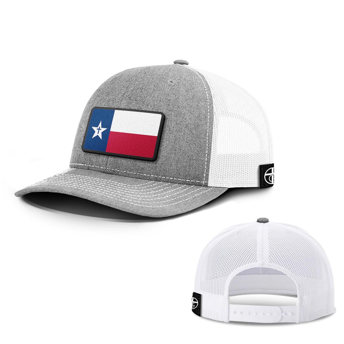 Our True God Hat Snapback / Heather and White / One Size Texas is God’s Country Patch Hats