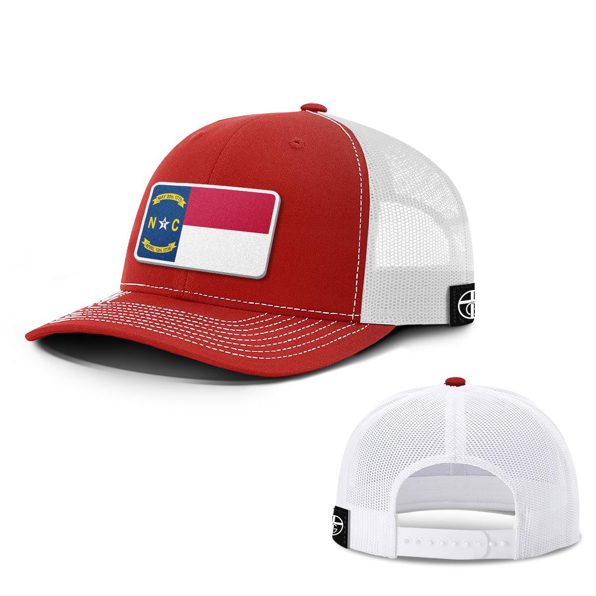 Our True God Hat Snapback / Red And White / One Size North Carolina is God’s Country Patch Hats