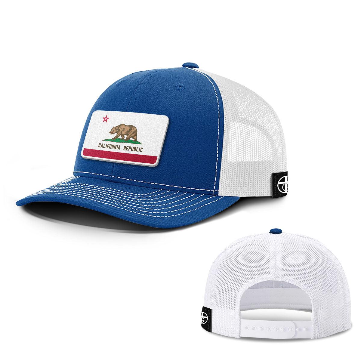 Our True God Hat Snapback / Royal Blue and White / One Size California is God’s Country Patch Hats