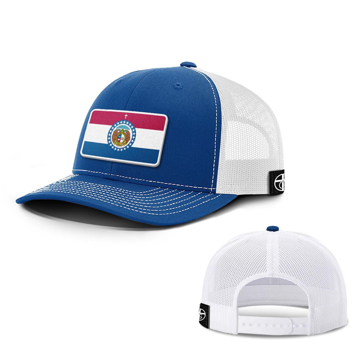 Our True God Hat Snapback / Royal Blue and White / One Size Missouri is God’s Country Patch Hats