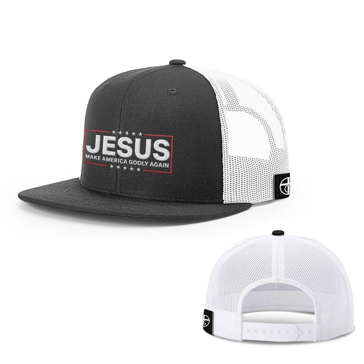 Jesus Make America Godly Again Hats - Our True God