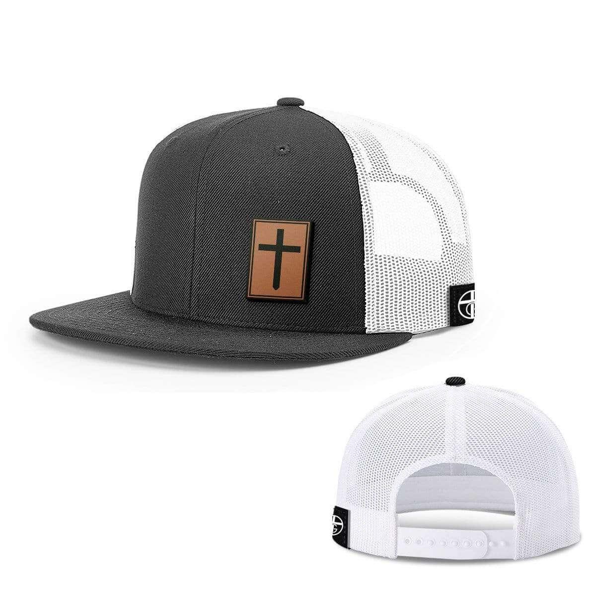 Cross Leather Patch Hats - Our True God