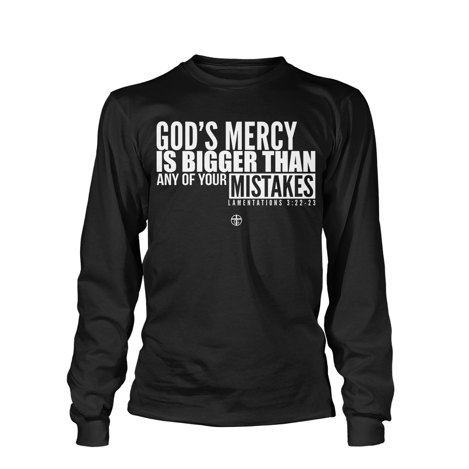 God's Mercy is Bigger Long Sleeve - Our True God