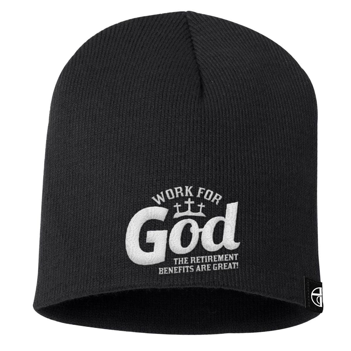 Work For God Beanies - Our True God