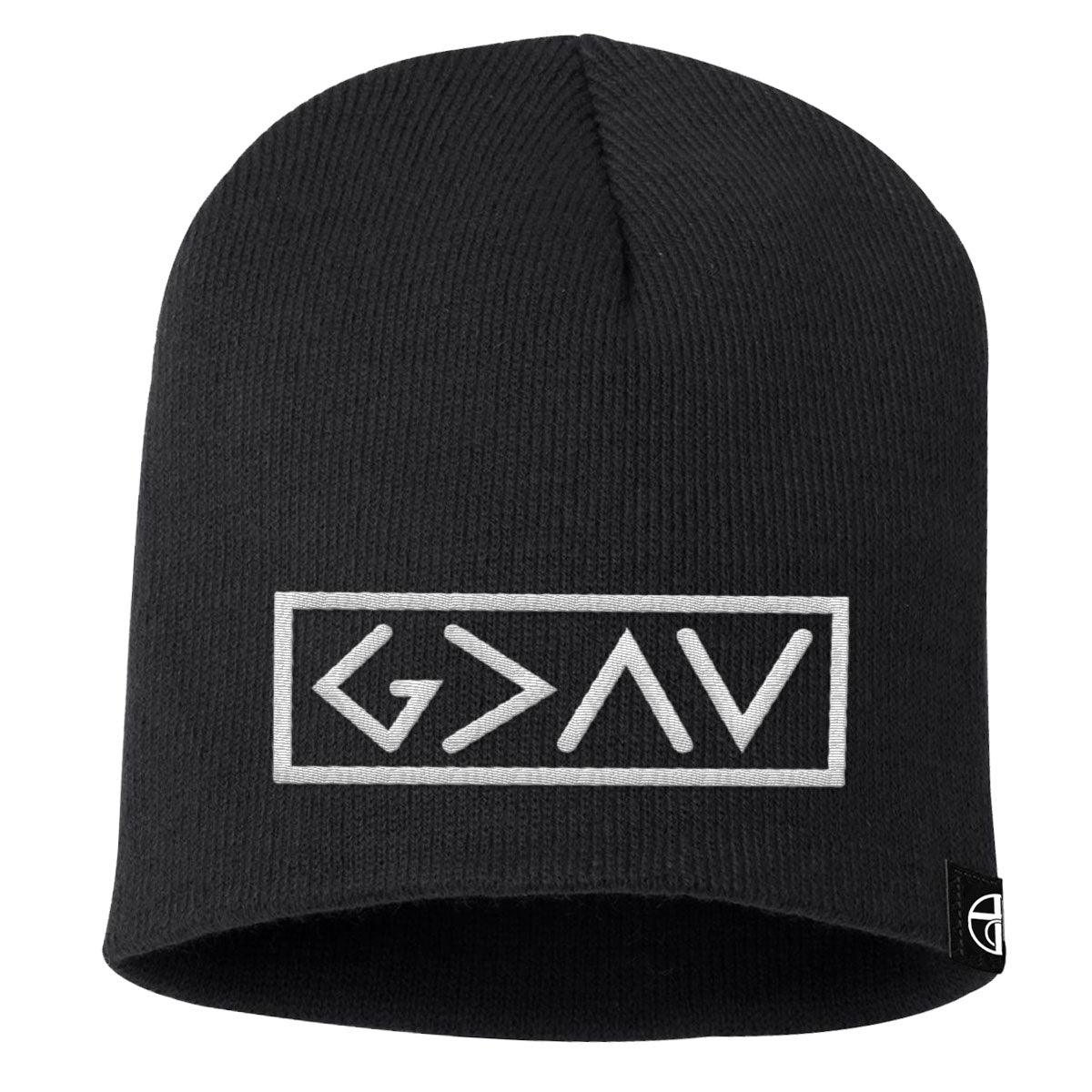 God is Greater Than the Highs and Lows Beanies - Our True God