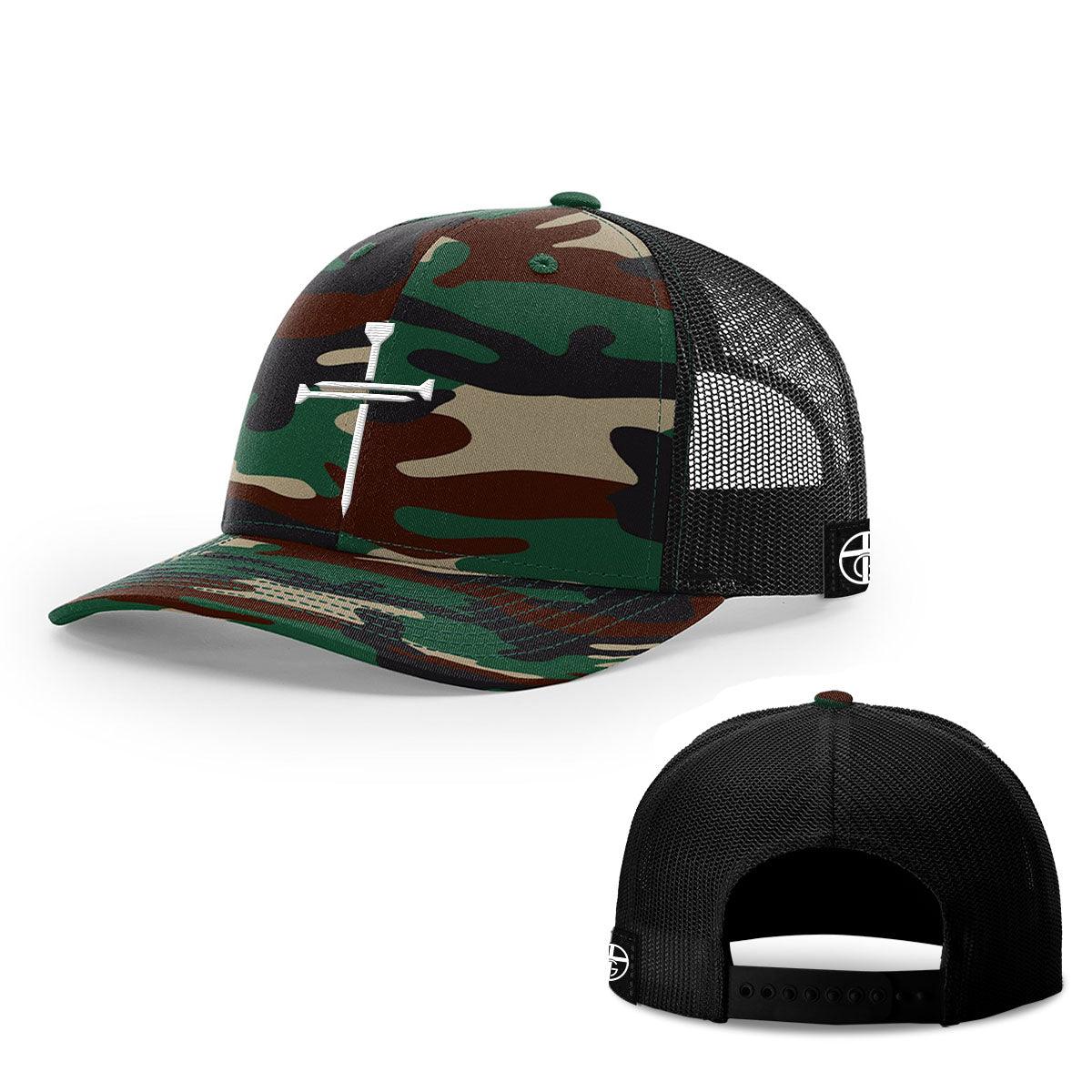 Nail Cross Center Hats - Our True God