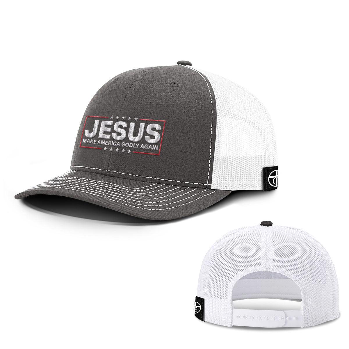 Jesus Make America Godly Again Hats - Our True God