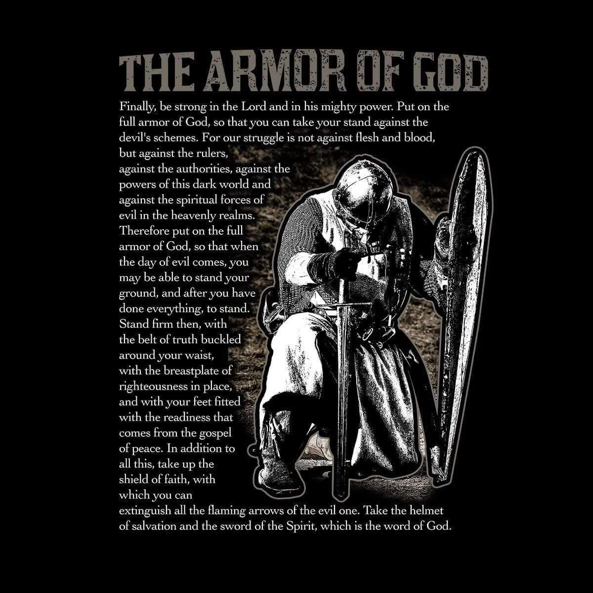 The Armor Of God (Back Print) - Our True God