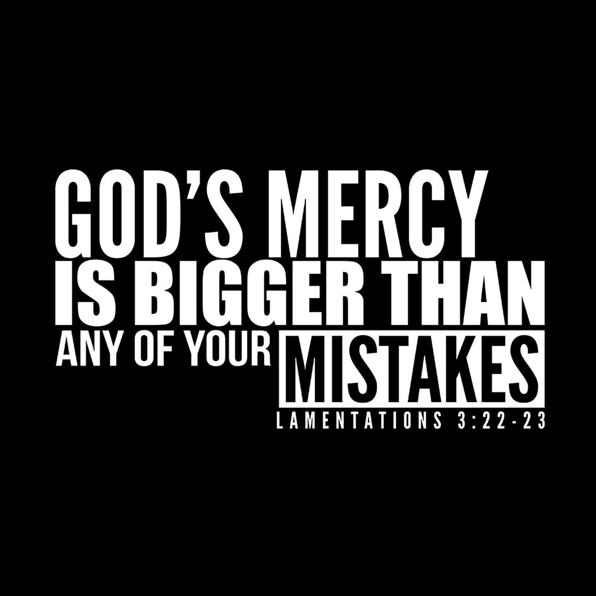 God's Mercy Is Bigger (Back Print) Long Sleeve - Our True God