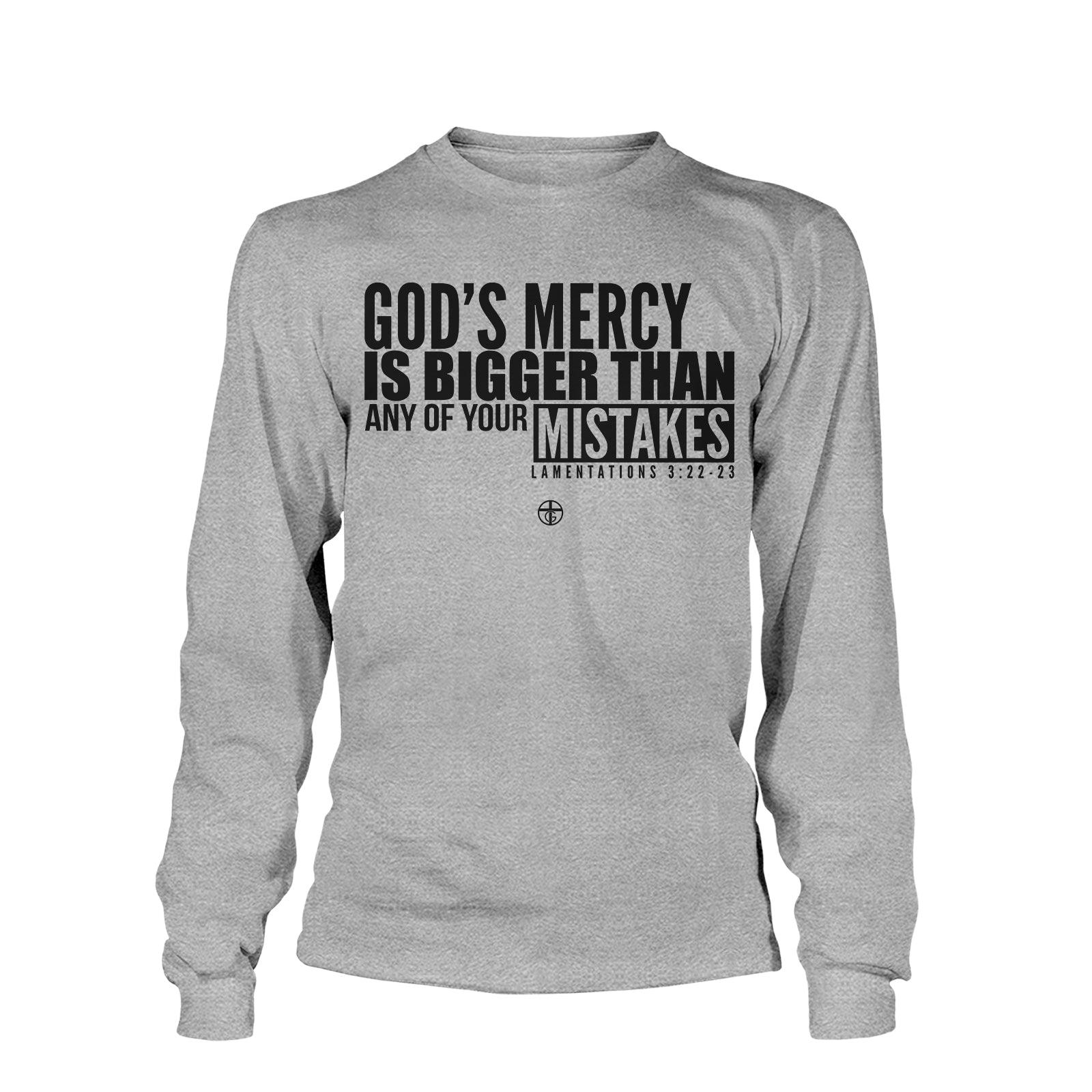 God's Mercy is Bigger Long Sleeve - Our True God