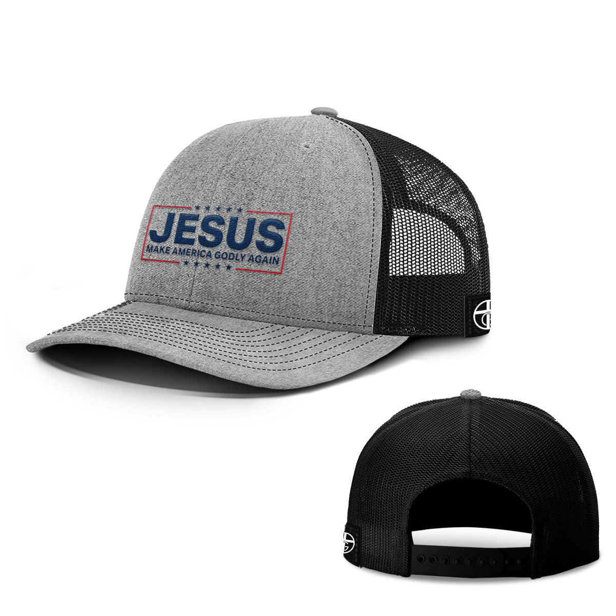 Jesus Make America Godly Again Hats - Our True God