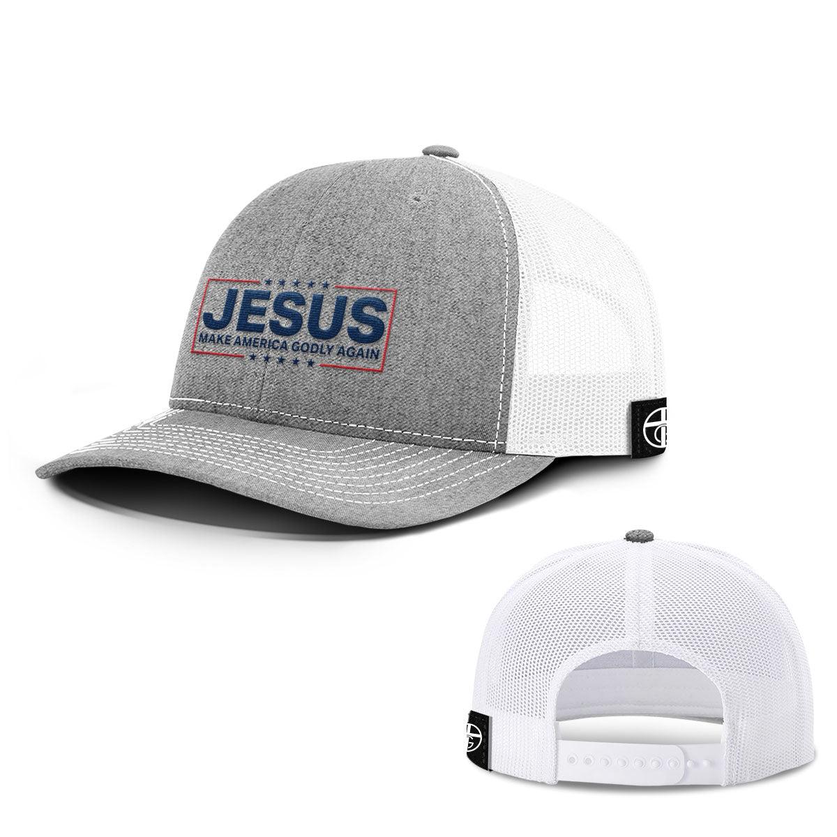 Jesus Make America Godly Again Hats - Our True God