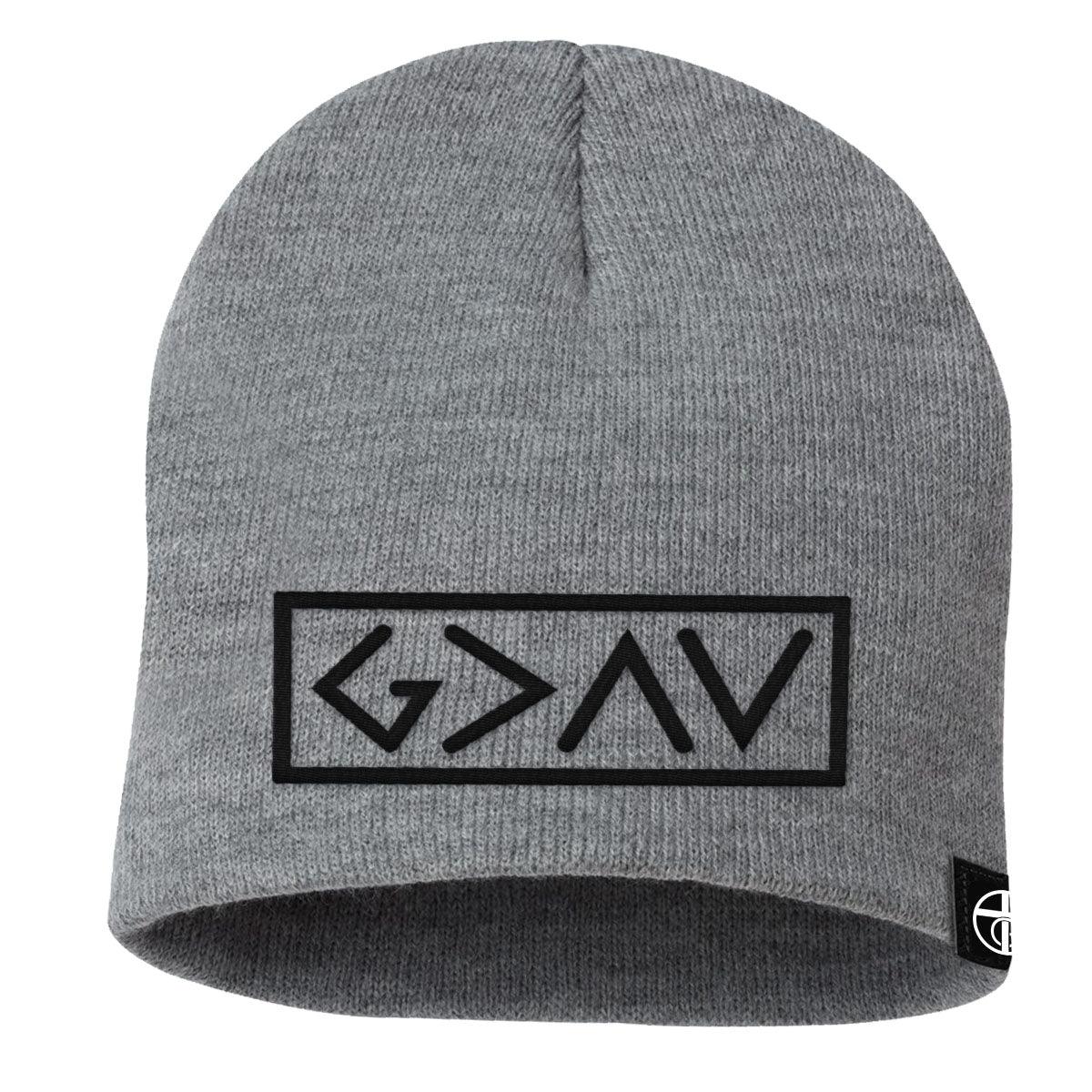 God is Greater Than the Highs and Lows Beanies - Our True God