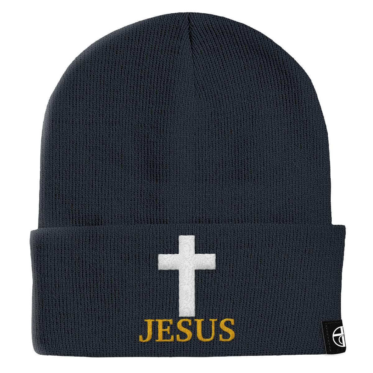 Jesus Cross Beanies - Our True God