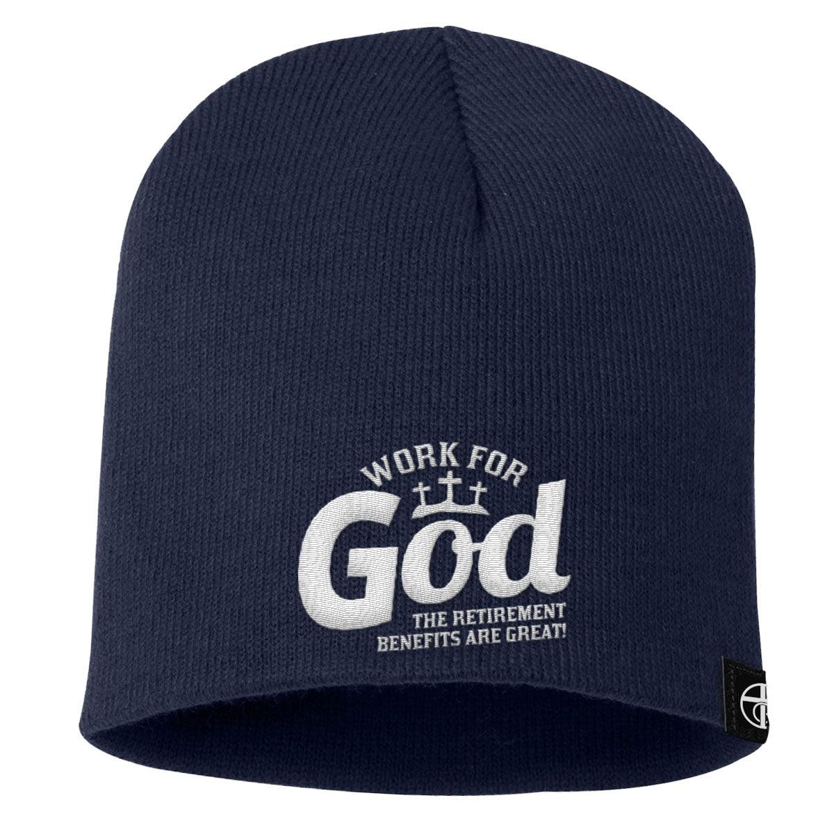 Work For God Beanies - Our True God