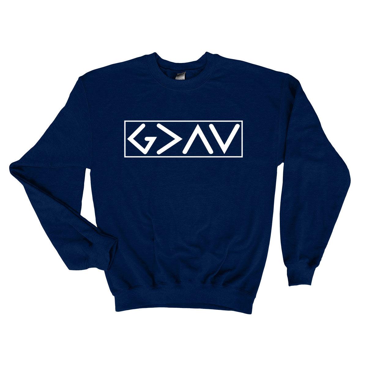 God is Greater than the High and Lows Long Sleeve - Our True God