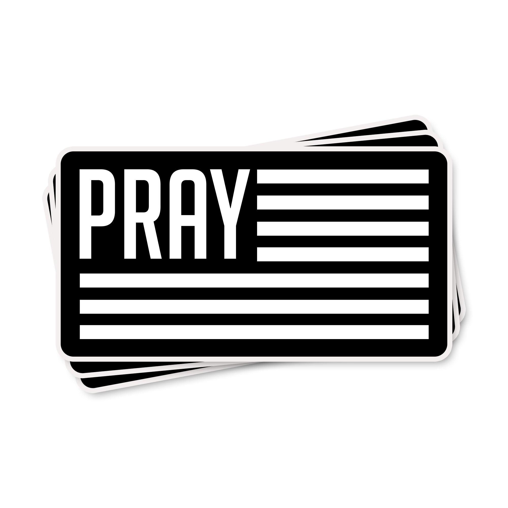 Pray Flag Decals - Our True God