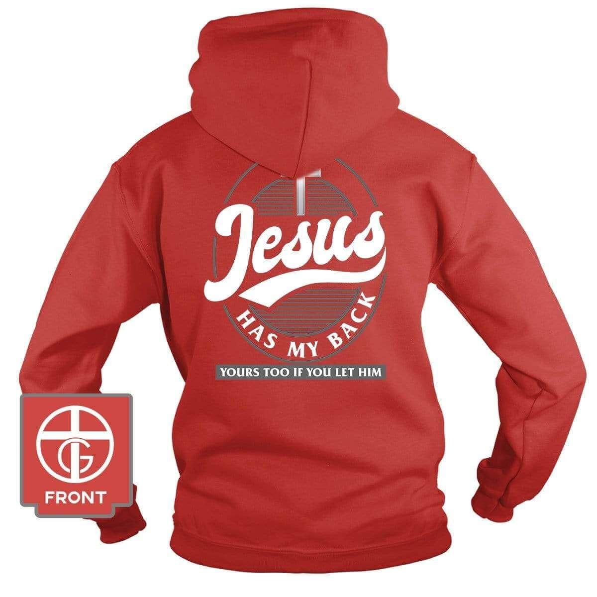 Jesus Has My Back (Back Print) - Our True God