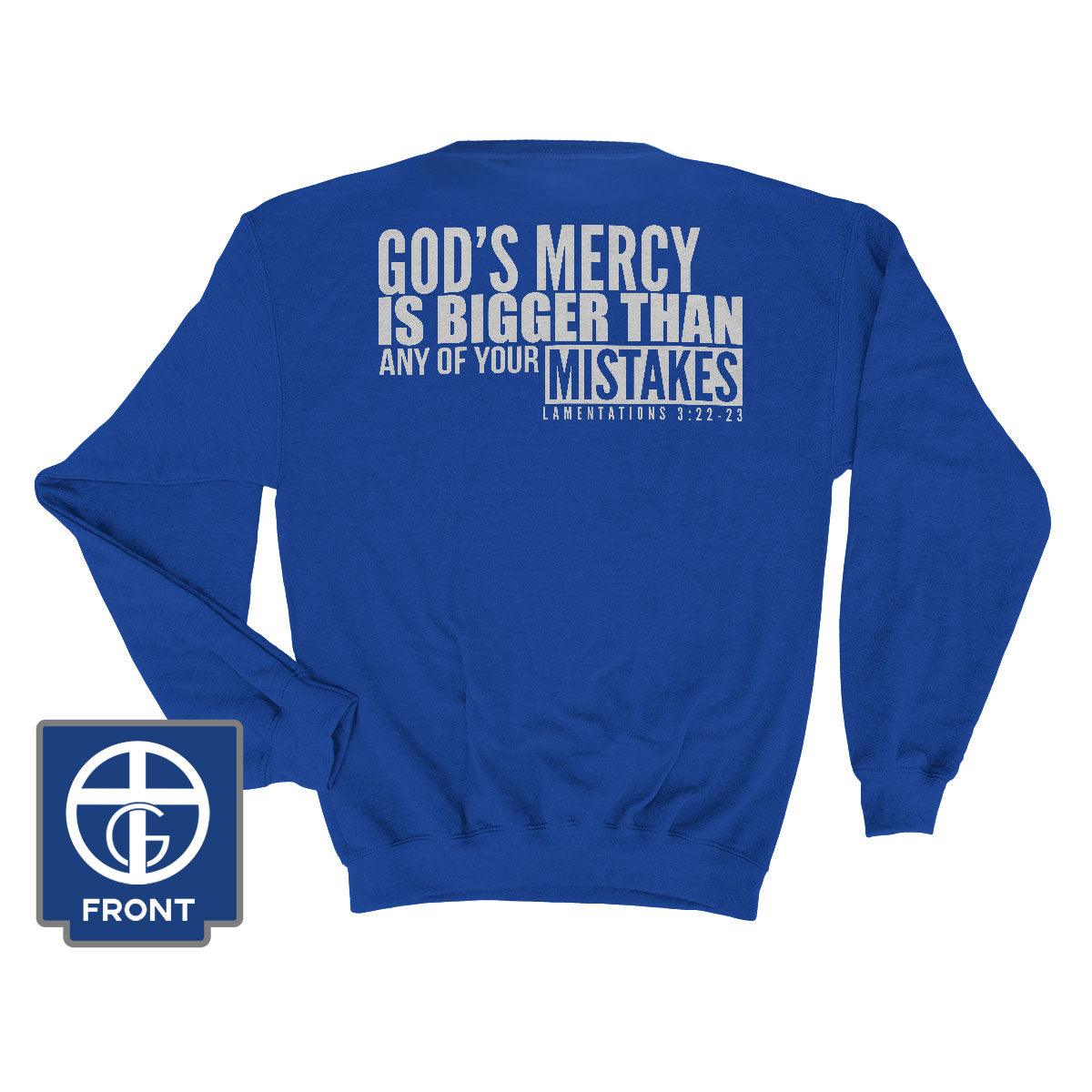 God's Mercy Is Bigger (Back Print) Long Sleeve - Our True God