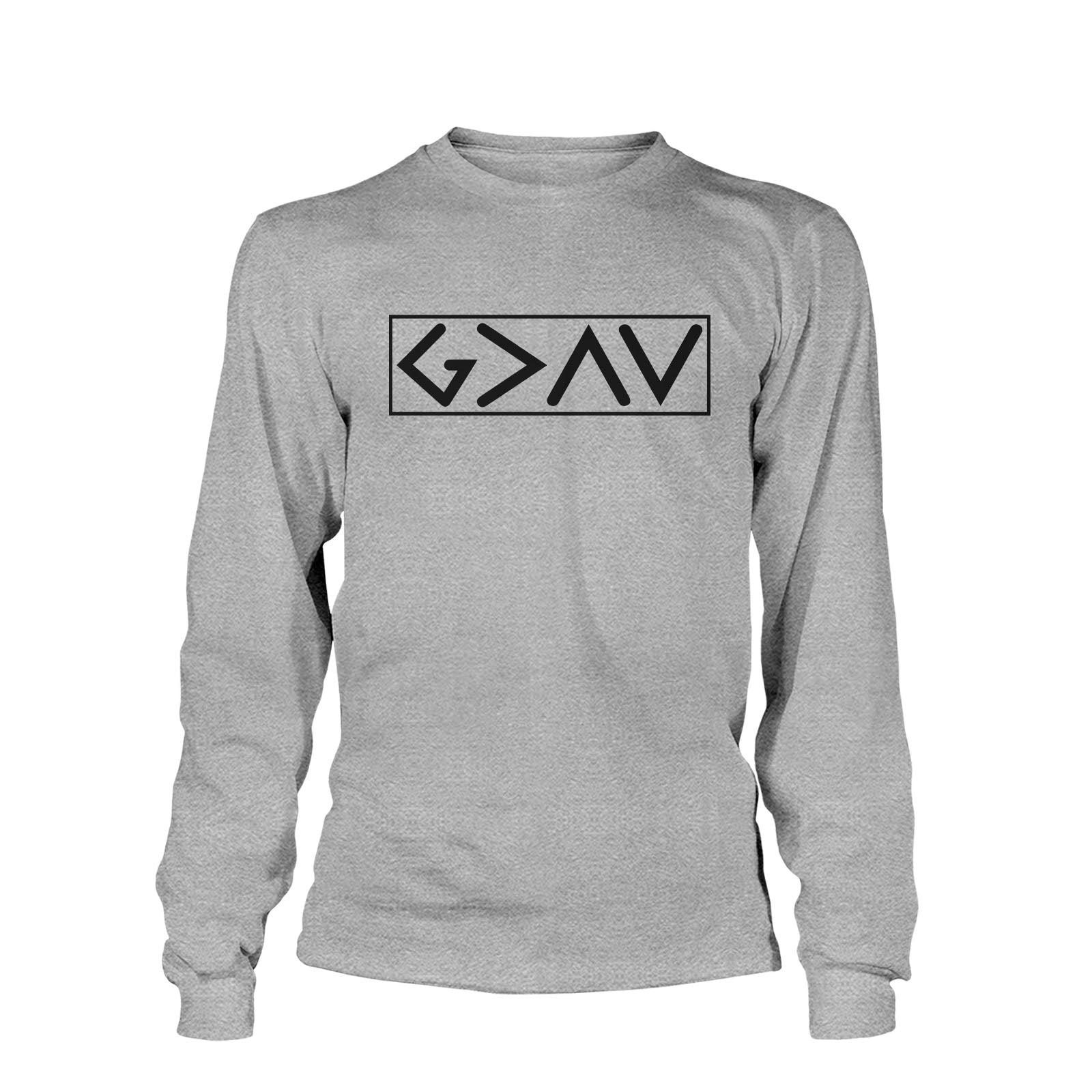 God is Greater than the High and Lows Long Sleeve - Our True God