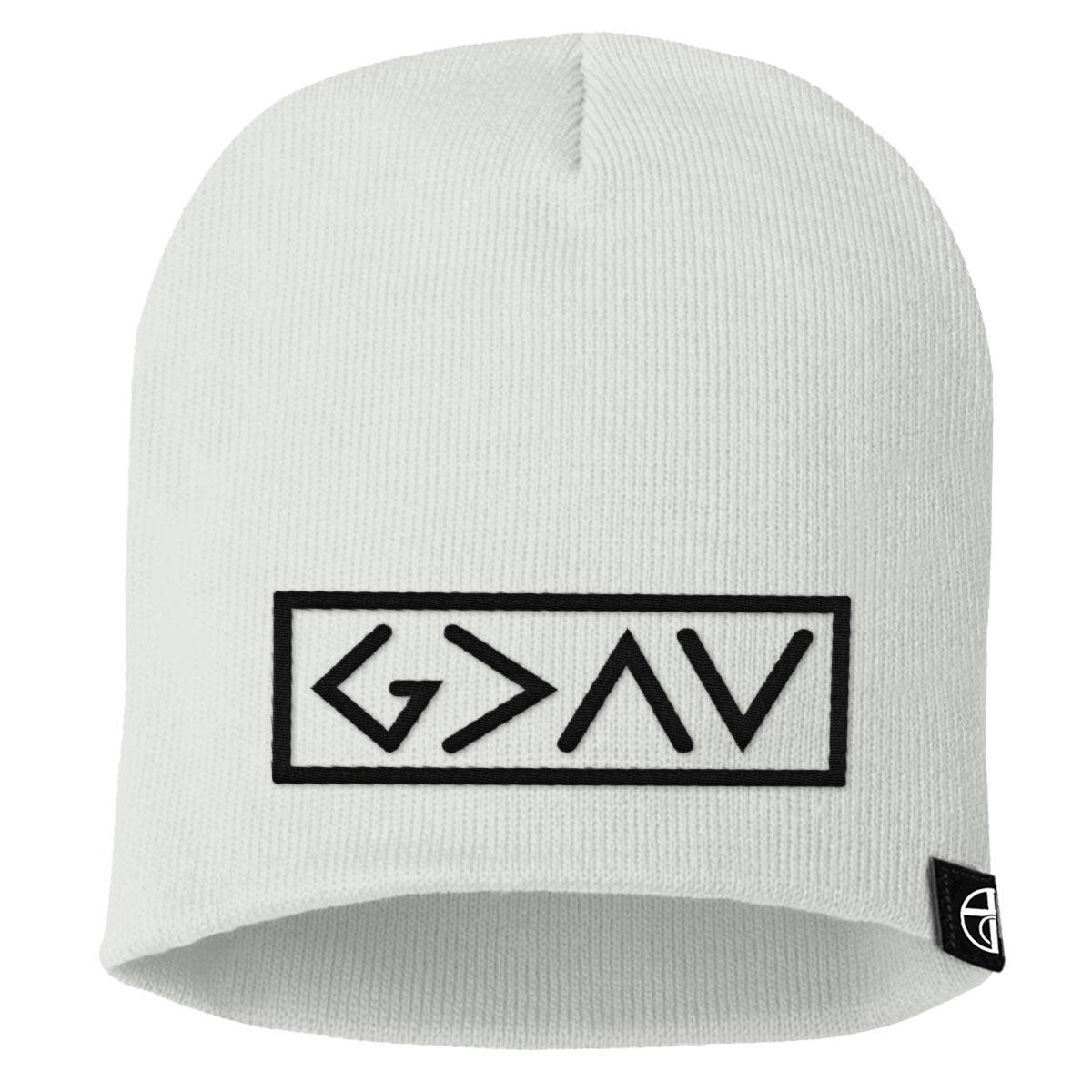 God is Greater Than the Highs and Lows Beanies - Our True God