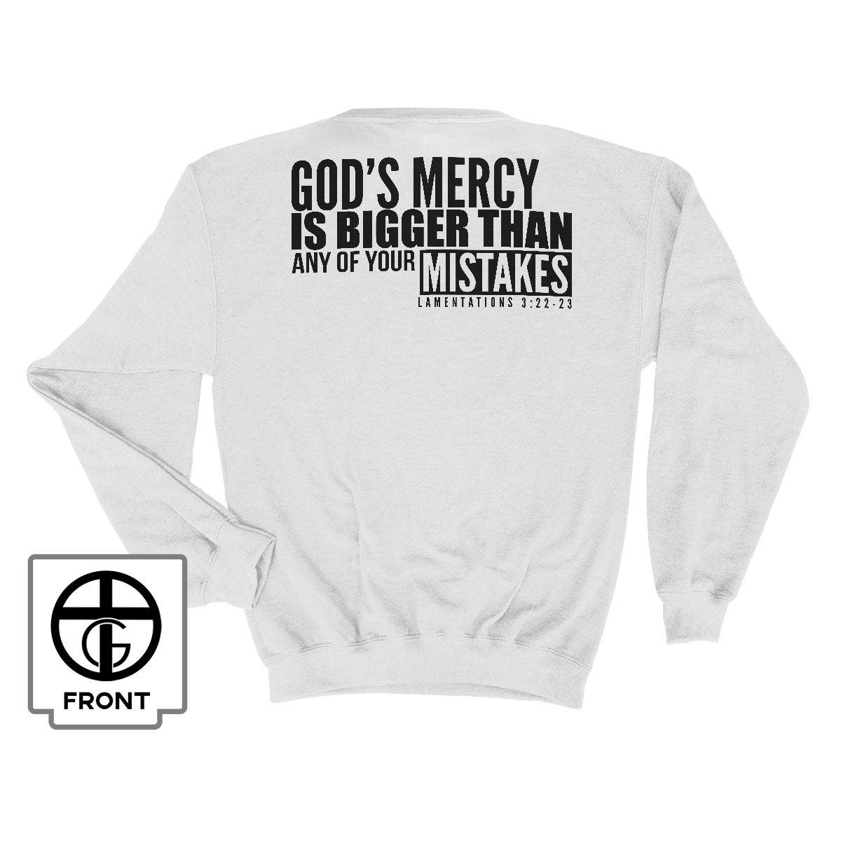 God's Mercy Is Bigger (Back Print) Long Sleeve - Our True God