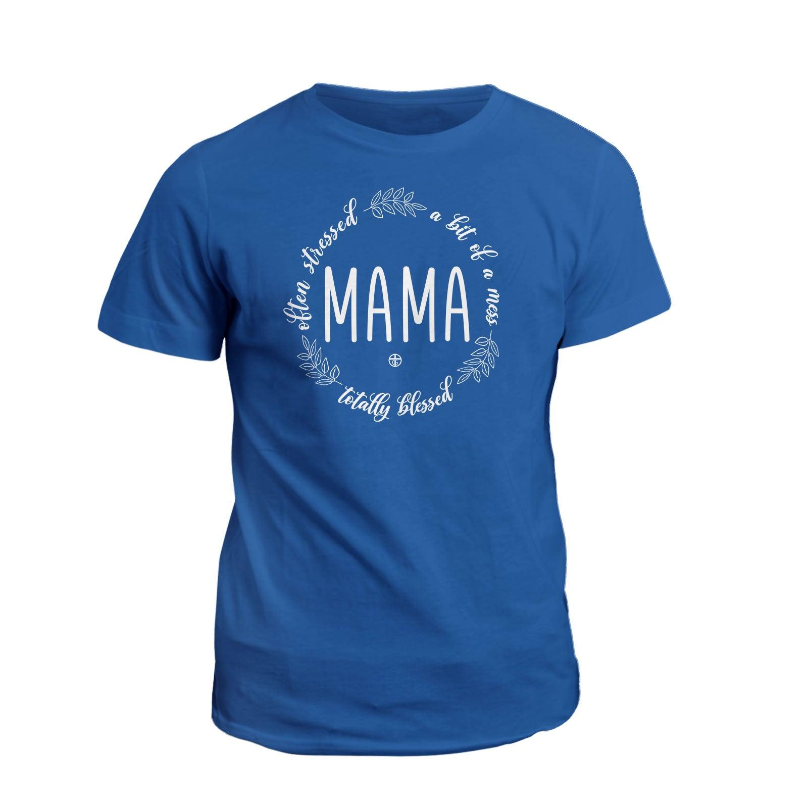 Our True God Apparel T-Shirt / Royal Blue / S Mama