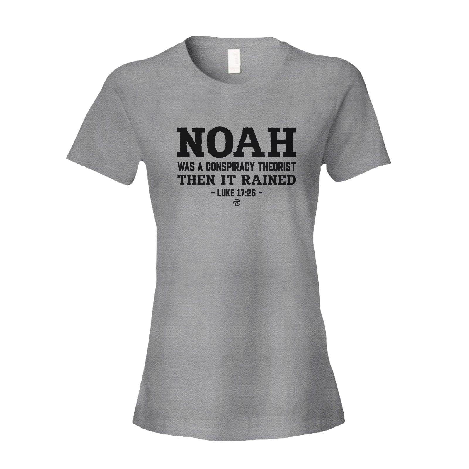 Our True God Apparel Women's Shirt / Grey / S Noah Conspiracy Theorist